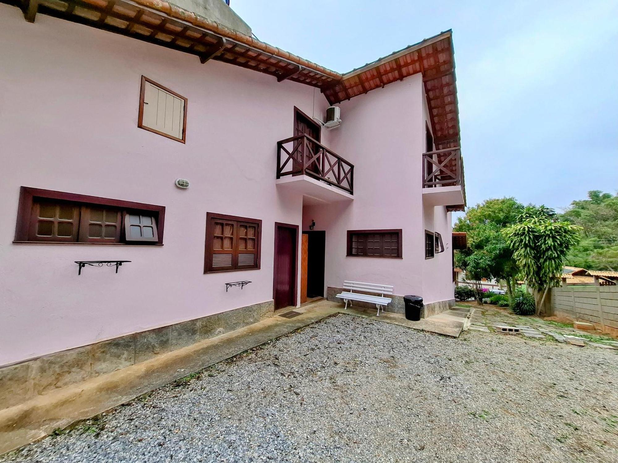 Casa Rosada Seu Refugio Na Serra Miguel Pereira Dış mekan fotoğraf
